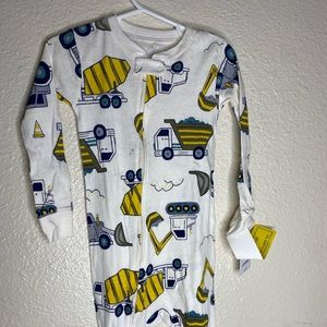 Boys zip up pjs